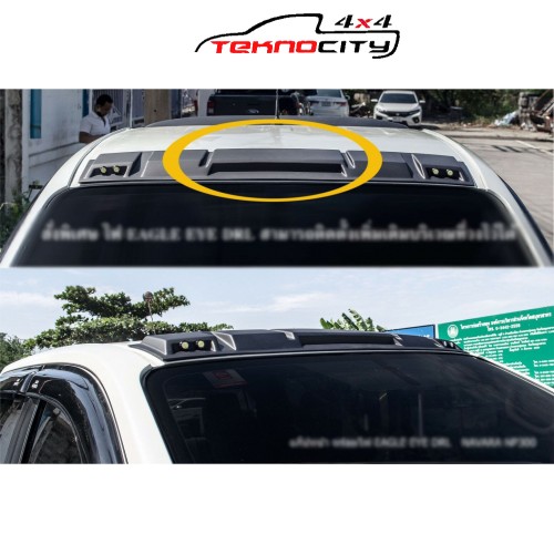 NİSSAN NAVARA NP 300 2014+  TAVAN KEPİ-MOONVİSÖR TURUNCU  LEDLİ ABS PLASTİK